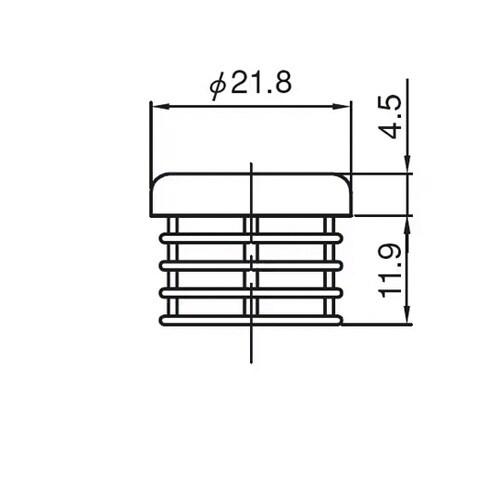 フラット化粧キャップ TO−7014−2