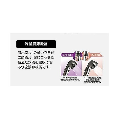 シャワーヘッド 節水 ステンレスホースセ