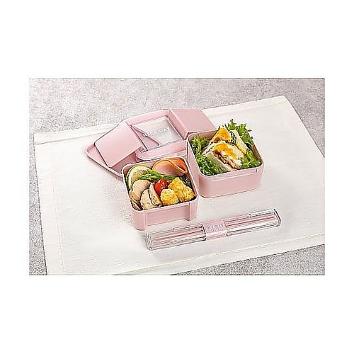 お弁当箱 イージーケアランチスクエア2段