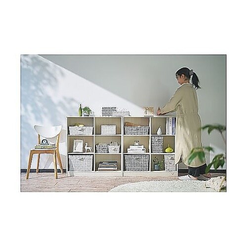 収納ボックス 取っ手付き バスケット 縦