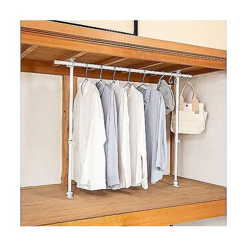 つっぱり棒 押入れハンガーポール フック