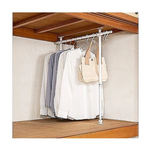 つっぱり棒 押入れハンガーポール フック