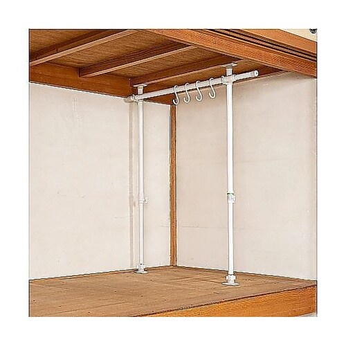 つっぱり棒 押入れハンガーポール フック