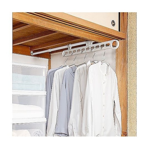 フック 押入れポールスライド つっぱり棒