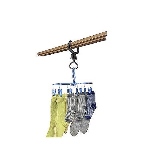 部屋干しクリップ 回転式 室内干し かも