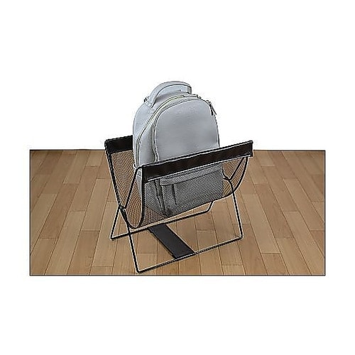 手荷物入れ レザー調ハンモック型 メッシ
