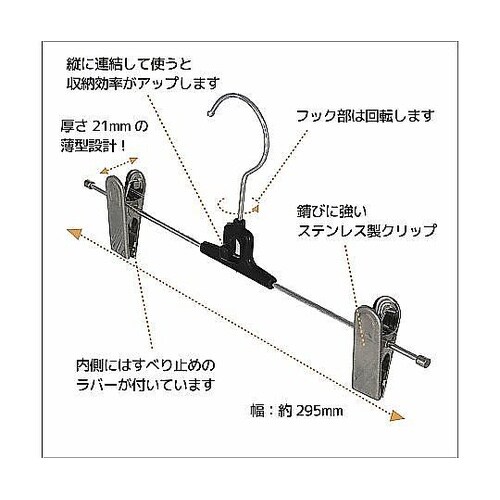 クリップハンガー モノクローゼット メタ
