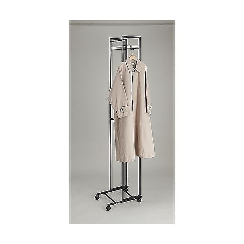 ハンガーラック 2段 スリム 伸縮タイプ