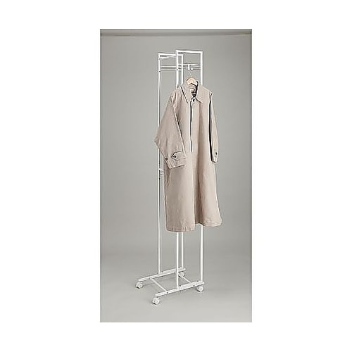 ハンガーラック 2段 スリム 伸縮タイプ