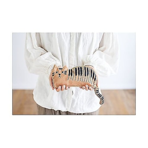 ミニケース 小物入れ 寝ころび 猫 ネコ