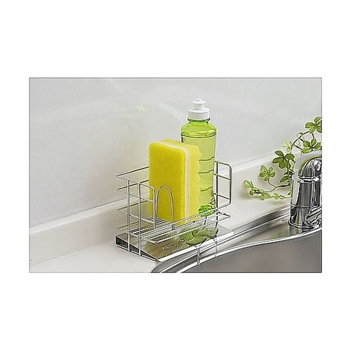 スポンジラック 斜めトレー付 洗剤スポン