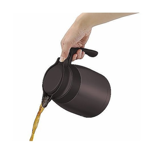 ポット 1L ステンレスポット ブラウン