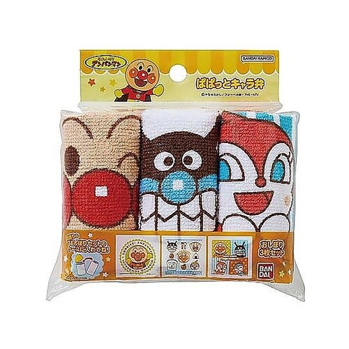 おしぼり 3枚セット それいけ!アンパン