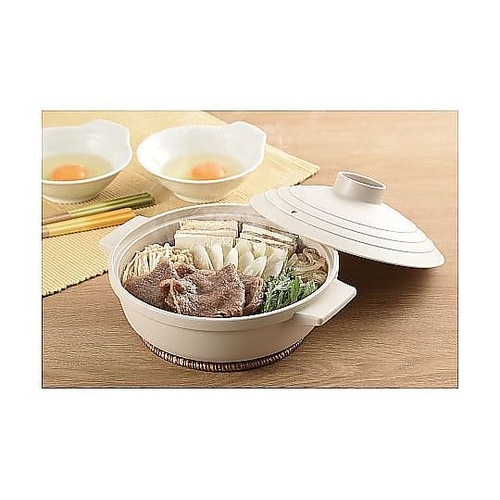 電子レンジ調理器 すき焼き鍋 寄せ鍋 H