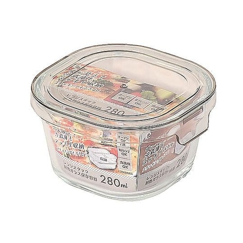 保存容器 レンジスタック 耐熱ガラス 2