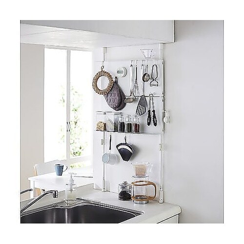 突っ張りラック キッチン つっぱり パネ