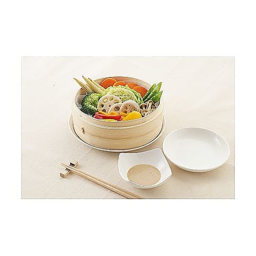 竹せいろ 21cm 竹製 本体のみ 蒸し