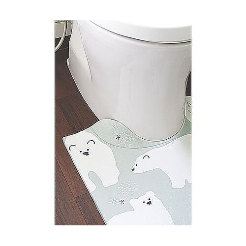 トイレマット 拭ける 55×60cm ス