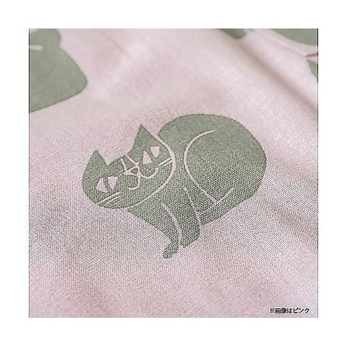 エプロン おかべてつろう ネコ 綿100