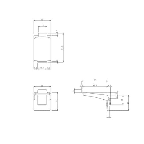棚受金具(TO−84用) TO−84HL