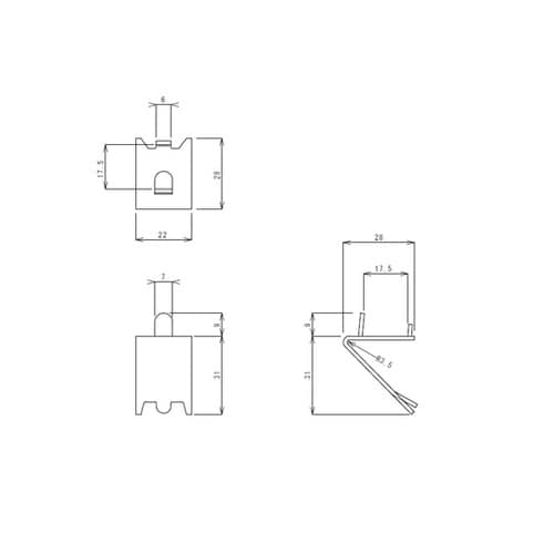 棚受金具(TO−186用) TO−186