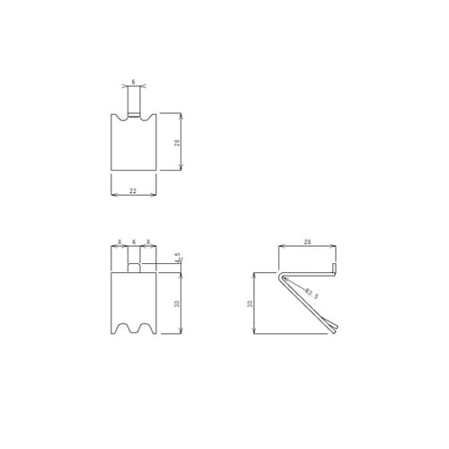 棚受金具(TO−186用) TO−186