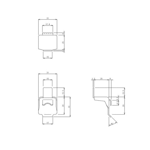 棚受金具(TO−187C用) TO−18