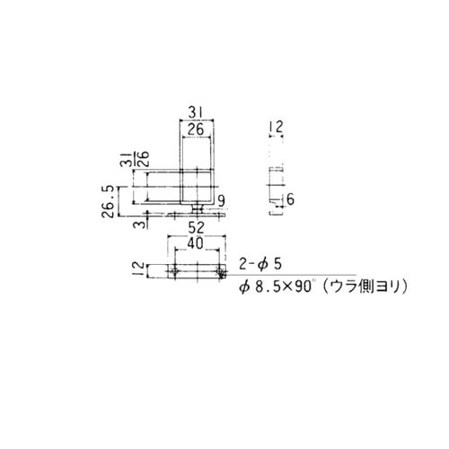 通し金具(TO−185用) TO−185