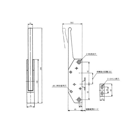 セーフティーコーナーハンドル 脱出装置付