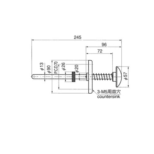 抗菌庫内安全押棒(TO−360用) TO