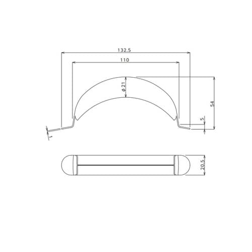 ステンレスホーローハンドル 110 TO