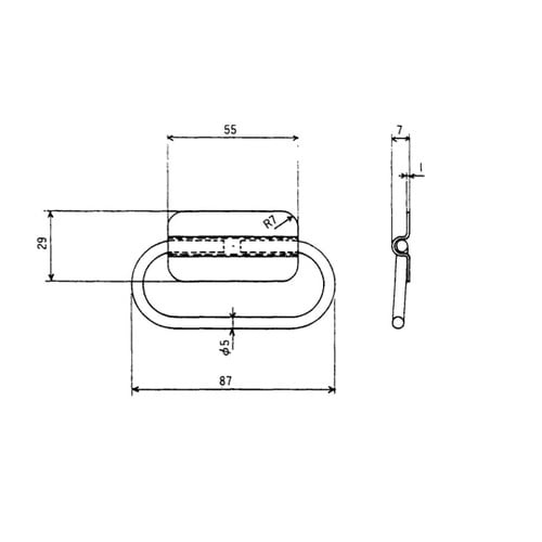 ステンレス可動取手 1セット(2ヶ入)