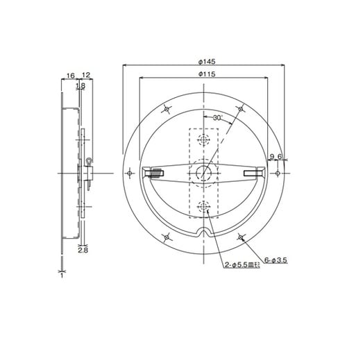 新回転ハンドル TO−161N