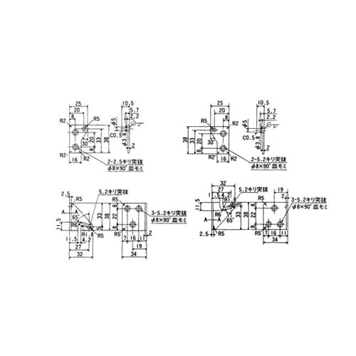 ヒンジ 左右セット TO−95
