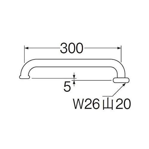 横型パイプ BA20J−61X3