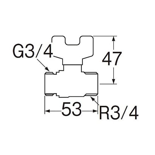 ボールバルブ JV61B−20
