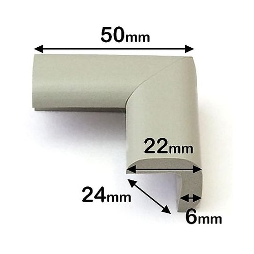 安心クッションコーナー用 細 ライトグレ