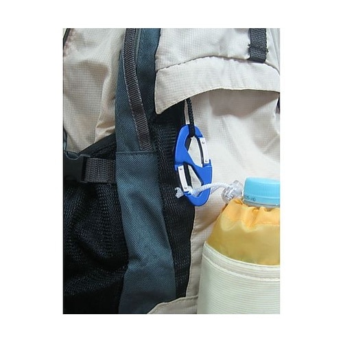 Wフックカラビナ 小 ブラック No.1