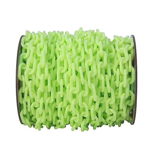 プラスチック リンクチェイン 蛍光黄 R