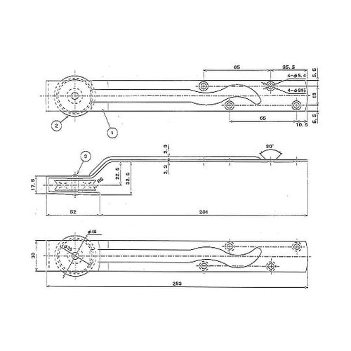 吊戸車 規格40mm