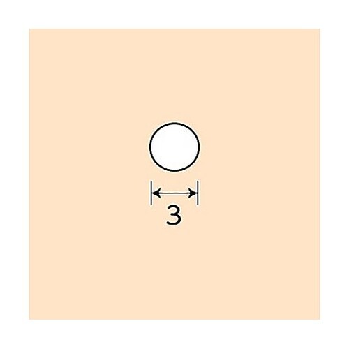 ホワイトABS丸棒 ホワイト NO.35