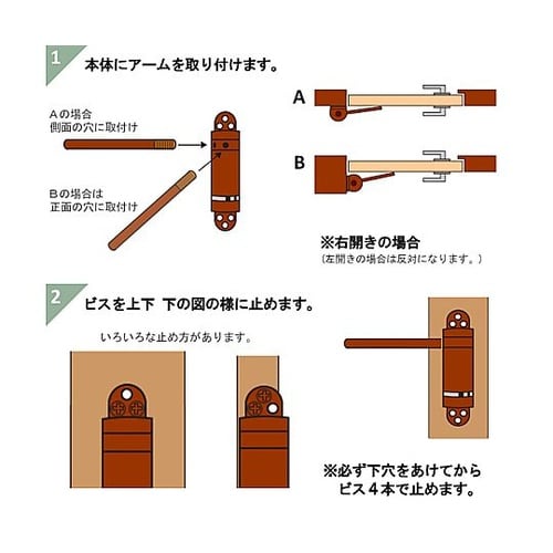 ミニドアクローザーストロング MC201