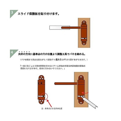 ミニドアクローザーストロング MC201
