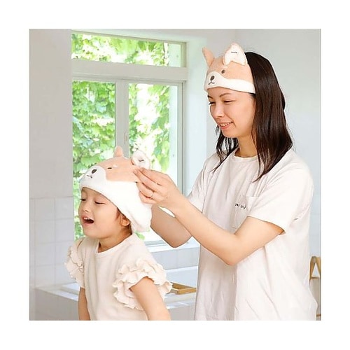 ヘアキャップ キッズキャップ 吸水アニマ