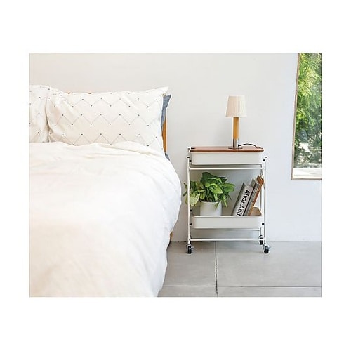 キッチンワゴン 折り畳める 2段 ワゴン