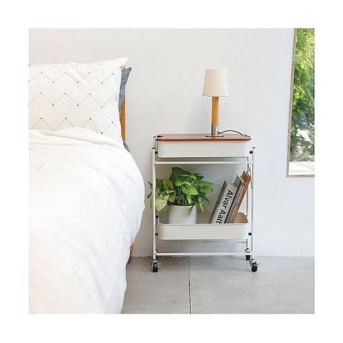 キッチンワゴン 折り畳める 2段 ワゴン