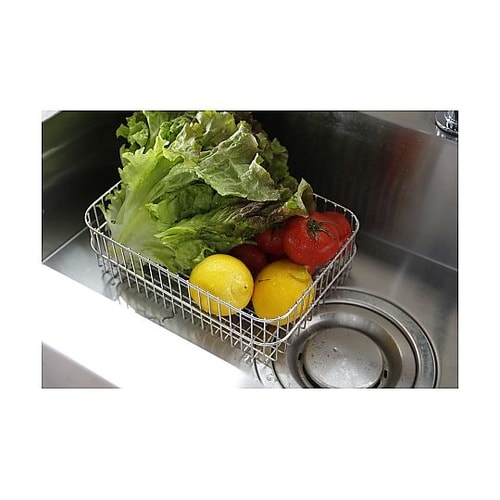 水切りカゴ そのまましまえる 水切りバス