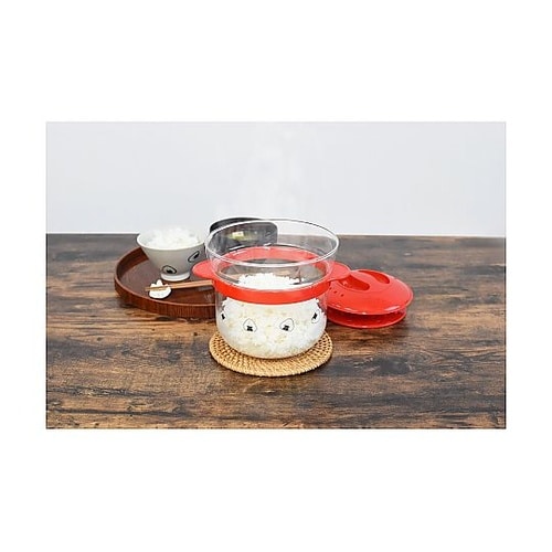 電子レンジ用炊飯器 1ー2合 ぎゅっとお