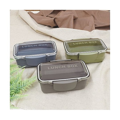 弁当箱 850mL 2段 モノクローム