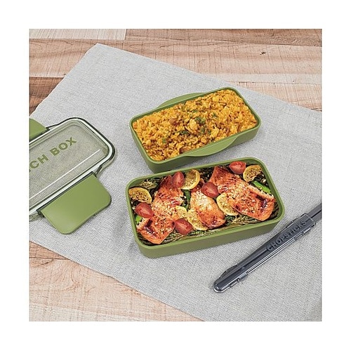 弁当箱 850mL 2段 モノクローム